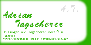 adrian tagscherer business card